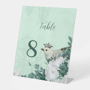 Wonderful elegant flowers pedestal sign