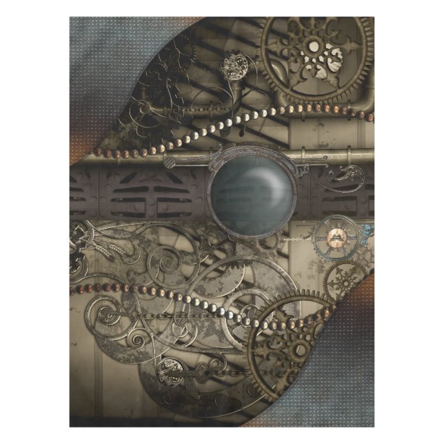 Wonderful elegant steampunk design tablecloth (Front)