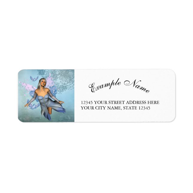 Wonderful fairy with fantasy birds (Front)