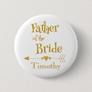 Wonderful Father of the Bride 2 Inch Round Button