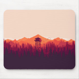 Wonderful "FireWatch" Design For Mouse Pad