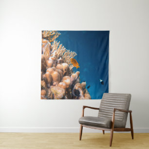Wonderful Fishes And Reefs Tapestry
