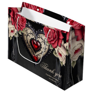 Wonderful generous gothic heart.  large gift bag