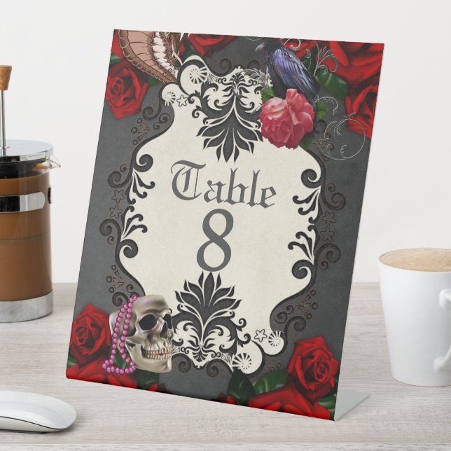 Wonderful gothic design  pedestal sign (In SItu)