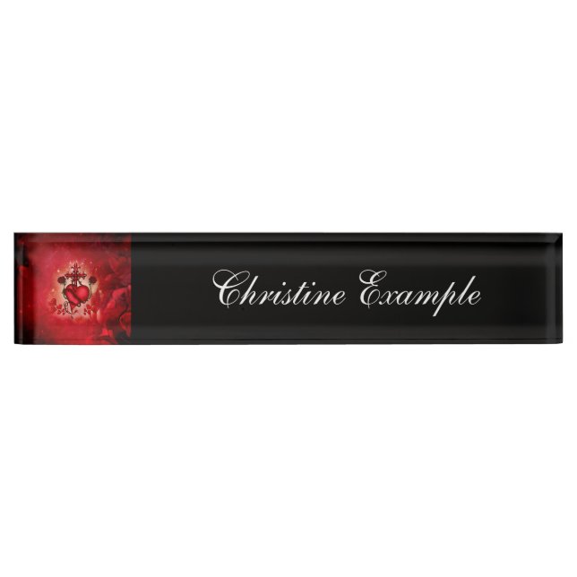 Wonderful heart nameplate (Front)