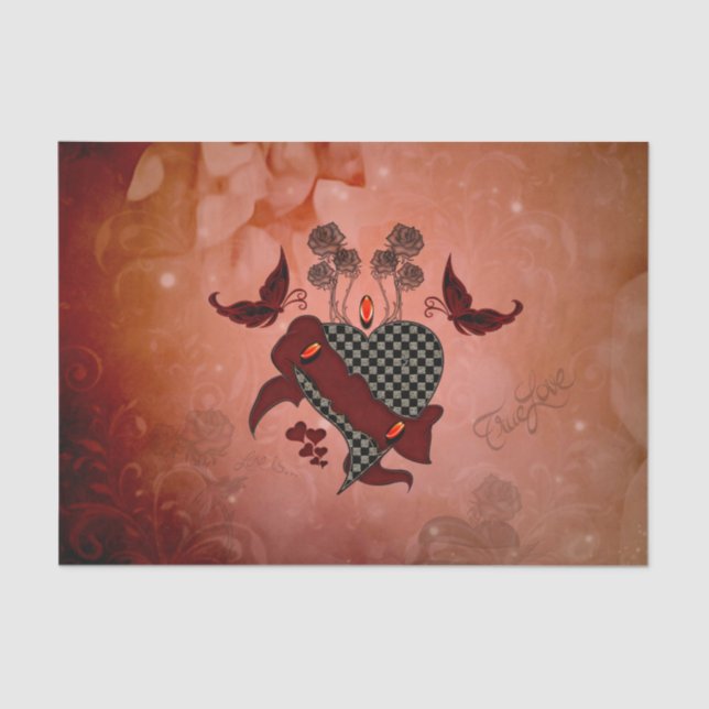 Wonderful heart tissue paper (Front)