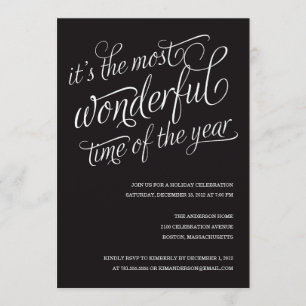 WONDERFUL HOLIDAY PARTY INVITATIONS