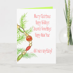 Wonderful Holidays Card