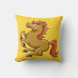 Wonderful horse throw pillow