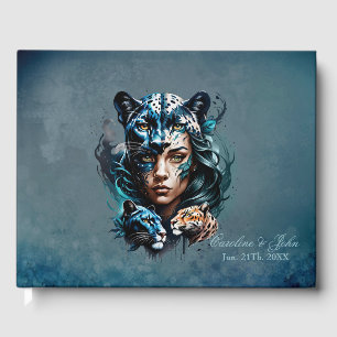 Wonderful hybrid of a woman and a panther guest book