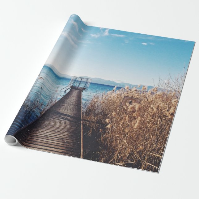 Wonderful Landscape Wrapping Paper (Unrolled)
