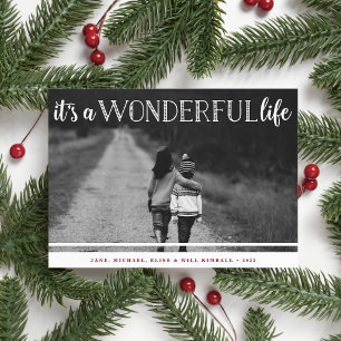 Wonderful Life Holiday Photo