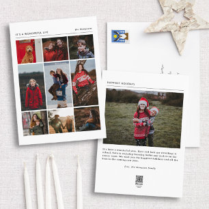 Wonderful Life Mulit-Photo Holiday Card