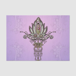 Wonderful lotus tissue paper