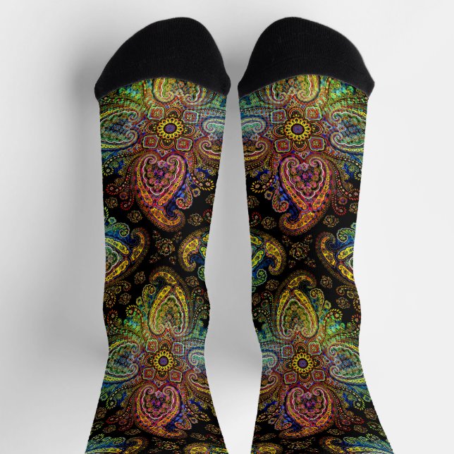 Wonderful Magical Paisley  Socks (Top)