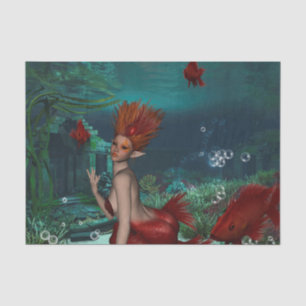 Wonderful mermaid tissue paper