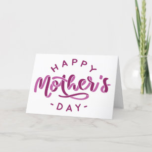 Wonderful motherday-design thank you card