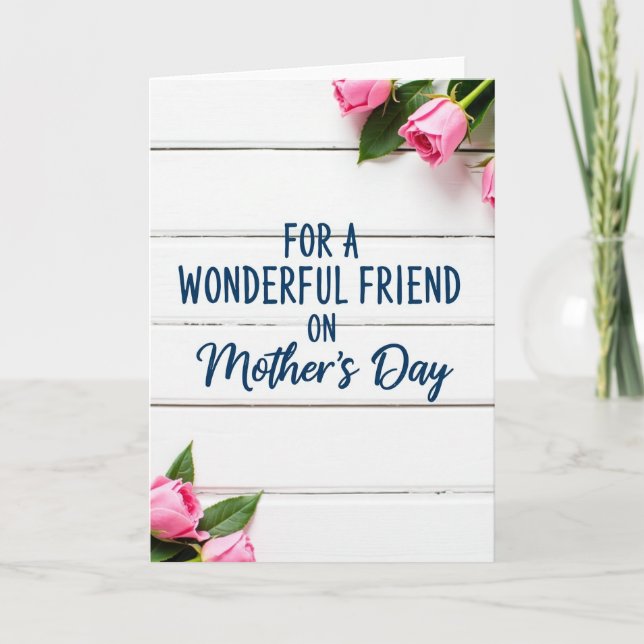 Wonderful Mothers Day Buds Card (Front)