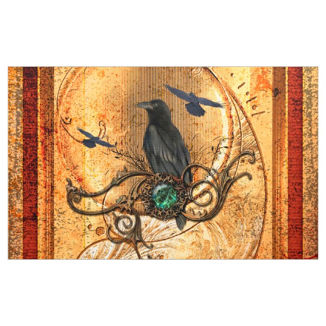 Wonderful raven fabric (Yard)