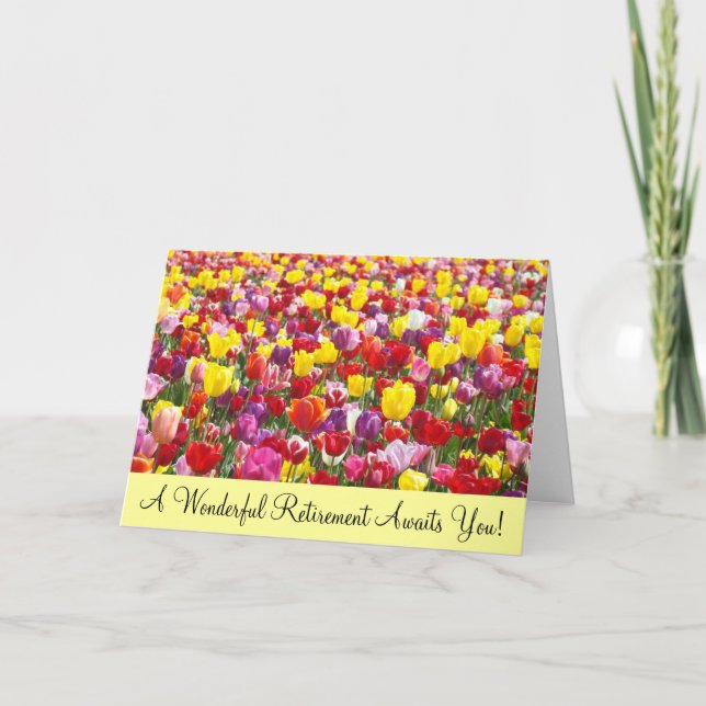 Wonderful Retirement Awaits You! Retiring cards (Front)