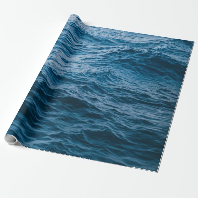 Wonderful Sea Waves | Best gift for nature lovers Wrapping Paper (Unrolled)