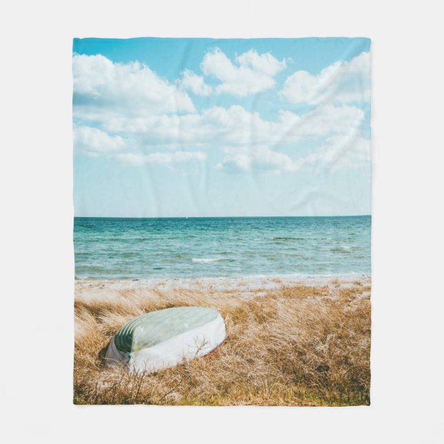 Wonderful Seascape Fleece Blanket (Front)