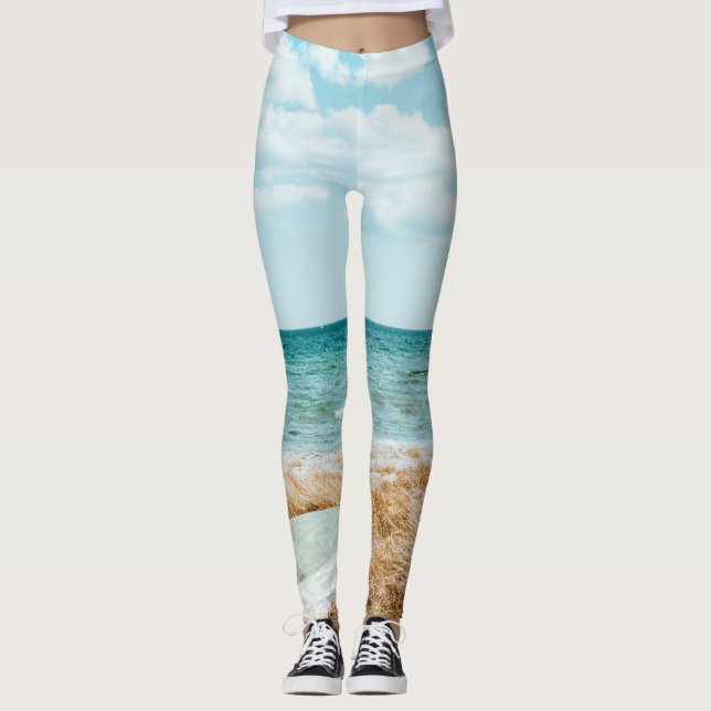 Wonderful Seascape Leggings (Front)