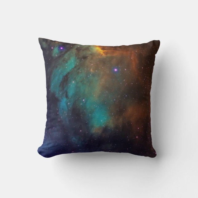 Wonderful Space Throw Pillow (Front)
