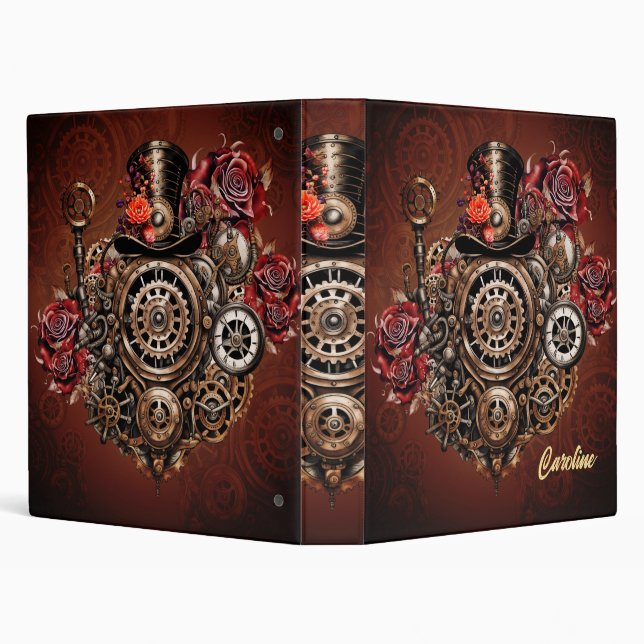 Wonderful Steampunk design Binder (Background)