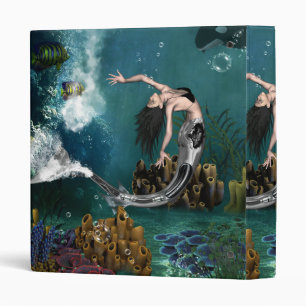 Wonderful steampunk mermaid binder