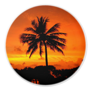 Wonderful Sunset Ceramic Knob