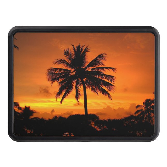 Wonderful Sunset Trailer Hitch Cover (Front)