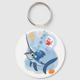 Wonderful swordfish keychain