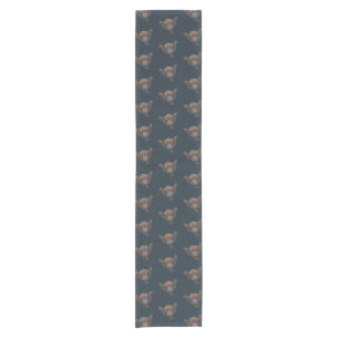 Wonderful Thanksgiving Turkey Pattern Short Table Runner