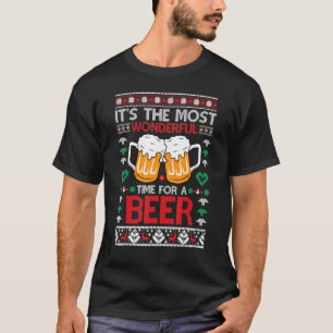 Wonderful Time For A Beer Ugly Christmas Sweaters