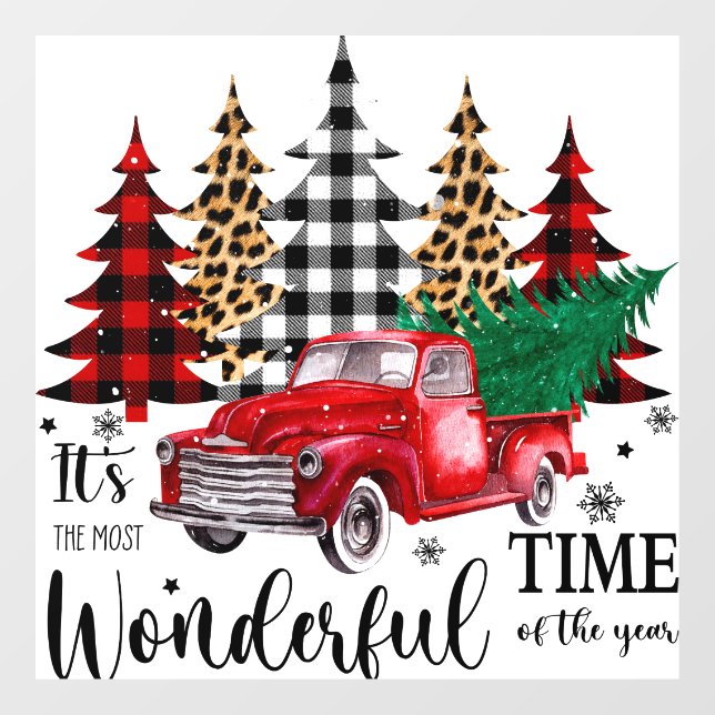 Wonderful Time Window Cling (Sheet)