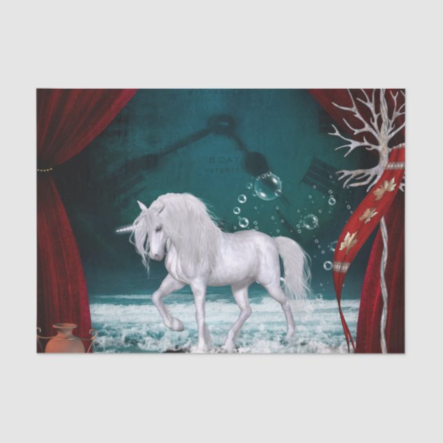 Wonderful unicorn tissue paper (Front)