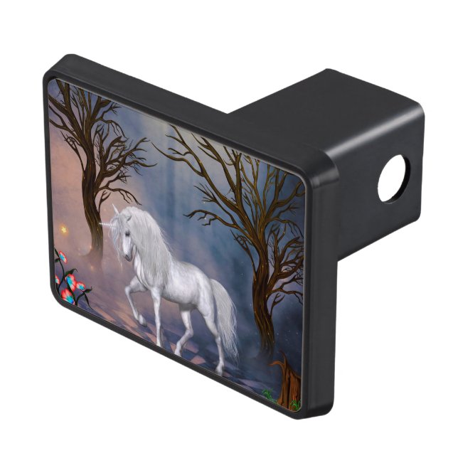 Wonderful unicorn trailer hitch cover (Top Right)