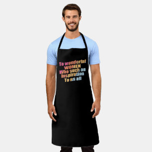 wonderful Women inspiration Apron