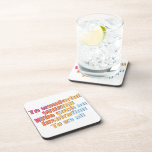 wonderful Women inspiration Coaster