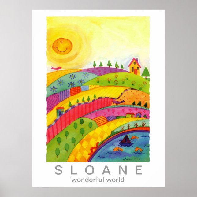 wonderful world poster (Front)