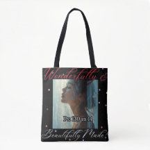 Wonderfully Made Multi-Colour Polka Dot Tote Bag