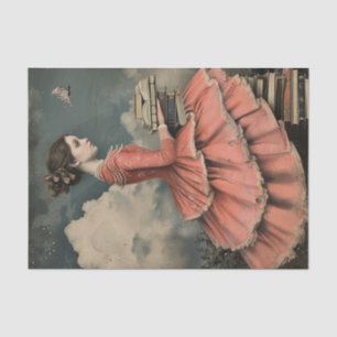 Wonderfully Weird Vintage Girl Tissue Paper