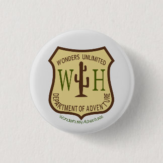 Wonderhussy Adventures Official Badge 1 Inch Round Button
