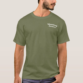Wonderhussy Adventures White Mountain Logo (Back) T-Shirt