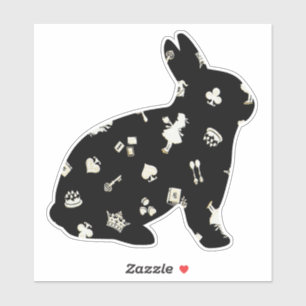 Wonderland 1 Rabbit Sticker