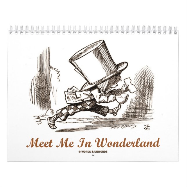 Wonderland Adventure Quotes and Images Calendar (Cover)