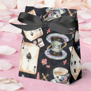 Wonderland Alice Pattern  Favor Box