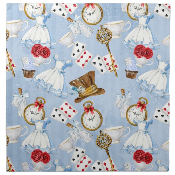 Alice In Wonderland Napkins Zazzle.ca