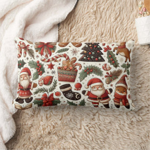 Wonderland Animal Christmas Pillow
